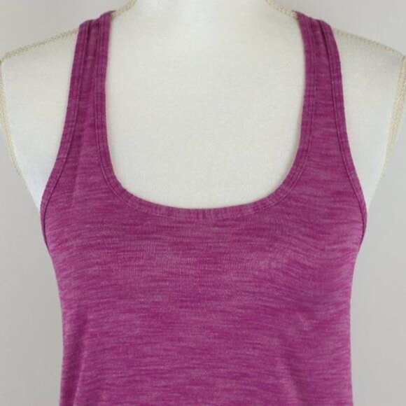 Lululemon Salute The Sun Women's Size 4 Purple Racerback Activwear Tank Top - Picture 2 of 6